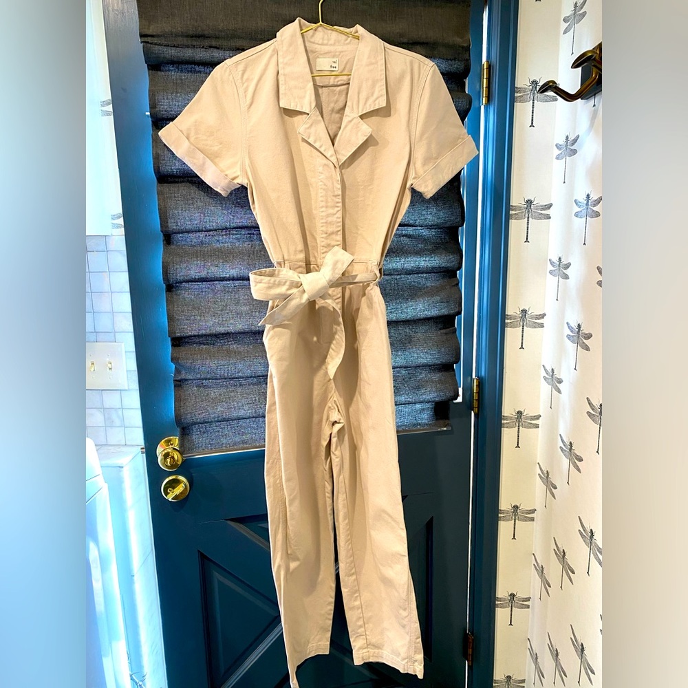 Aritzia Wilfred Free jumpsuit, size small, natural color